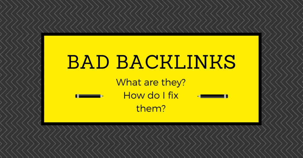 Bad backlinks