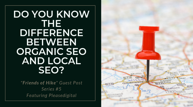 difference between organic and local seo